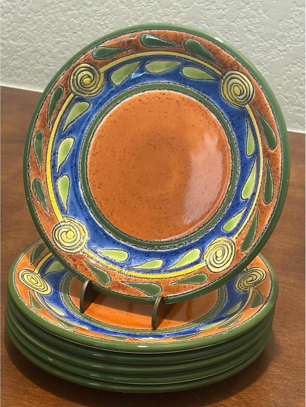 Artesa Made In Ecuador Bowls “Windflower” set of 6 STUNNING